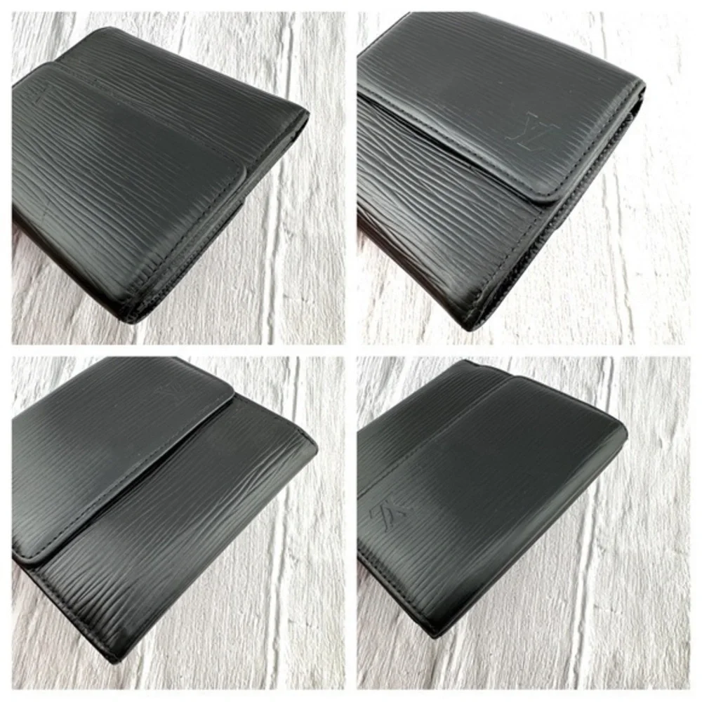 AUTHENTIC Louis Vuitton Marco Wallet. Previously owned. Black.